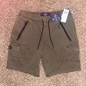 NWT! 7” Men’s Green Hollister Jogger Shorts